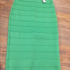 New York & Co., green skirt.